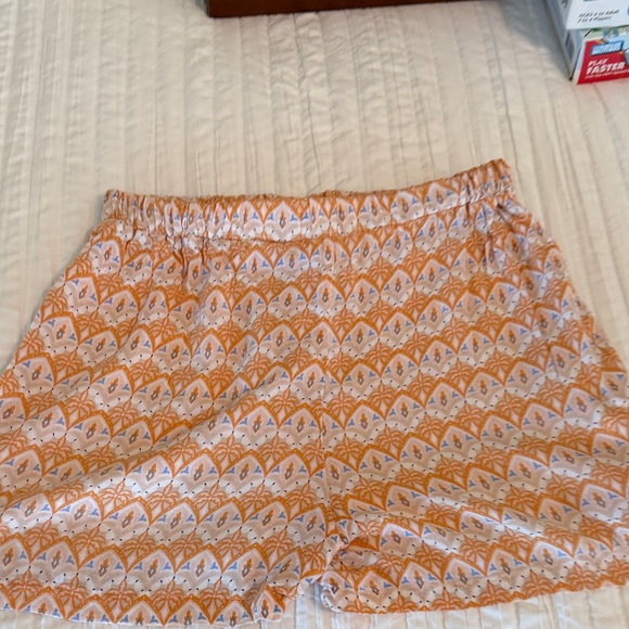 Japna Orange and Cream Patterned Pajama Set - Picture 7 of 8
